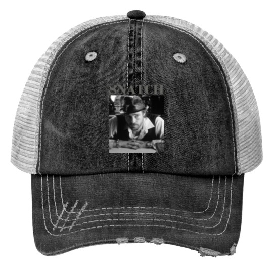 Discover Snatch Movie Print Trucker Hats, Snatch Print Trucker Hats, Vintage Print Trucker Hats, Cult Movie Print Trucker Hats