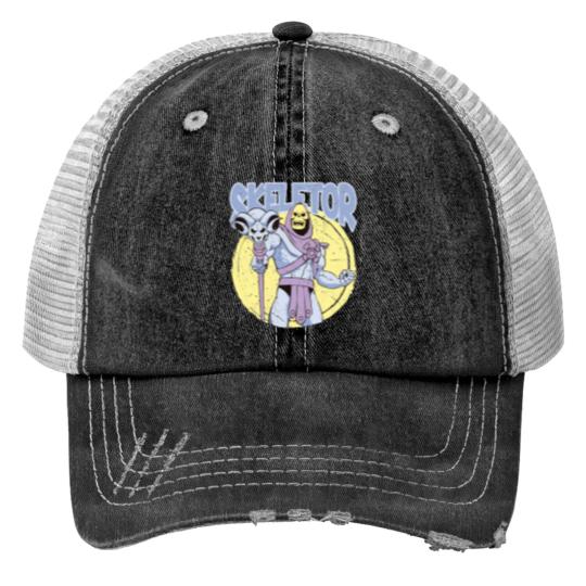 Discover Skeletor Print Trucker Hats
