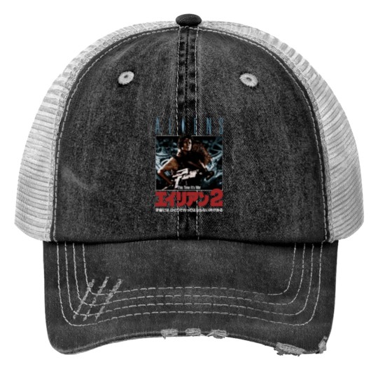 Discover Aliens Ripley Aliens Movie Print Trucker Hats