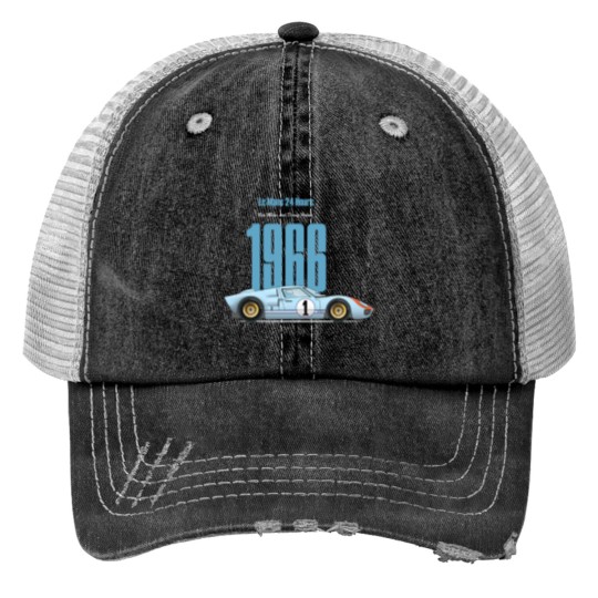 Discover GT40 Ken Miles 1966 Print Trucker Hats