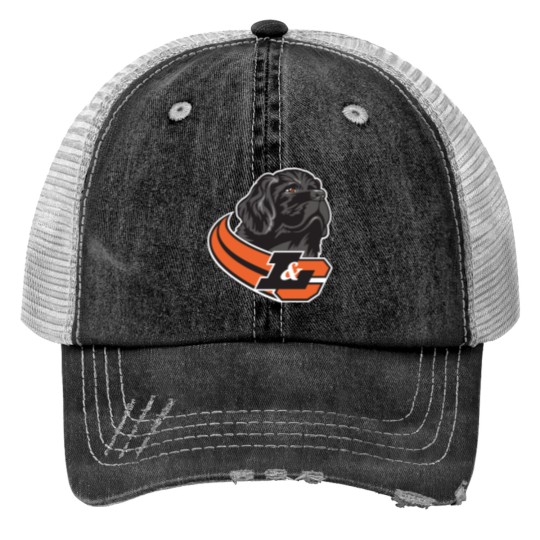 Discover Lewis & Clark College Pioneers Print Trucker Hats