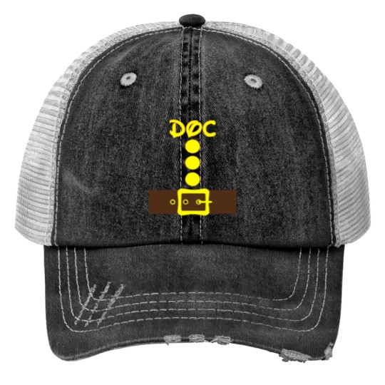 Discover Dwarf Easy Halloween Group Costume Men Women Kid Print Trucker Hats