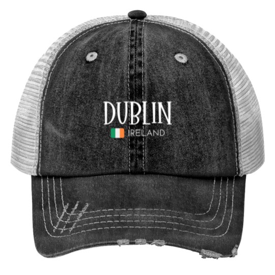 Discover Dublin - Dublin - Ireland Print Trucker Hats