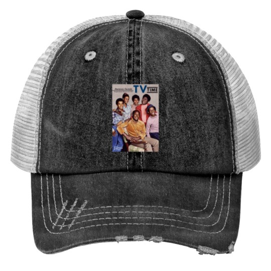 Discover Cast Of Good Times TV Time February 1974 Print Trucker Hats