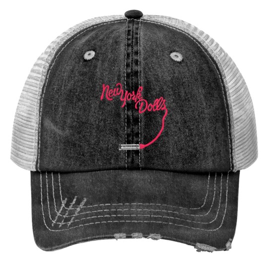 Discover Private New York Dolls World Print Trucker Hats