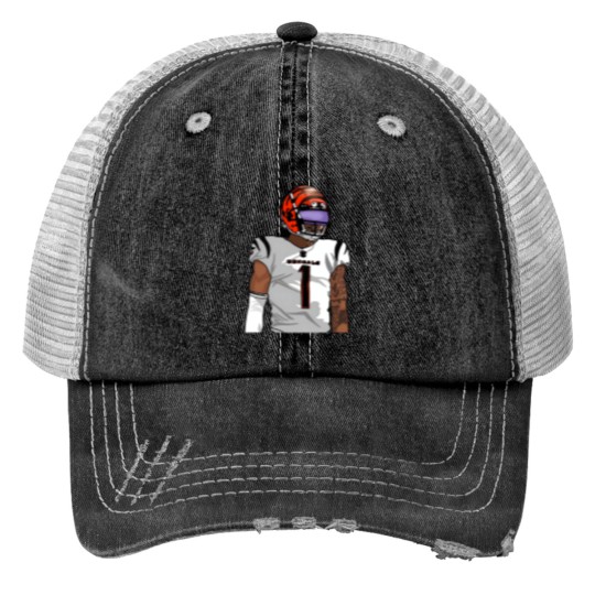 Discover Jamarr Chase Tattoo Print Trucker Hats