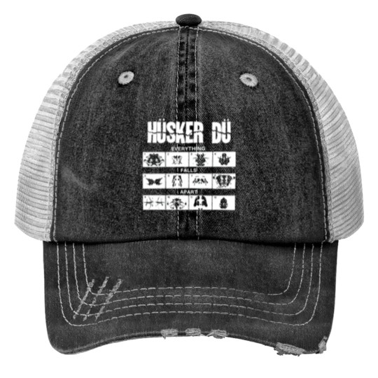 Discover Husker Du Print Trucker Hats
