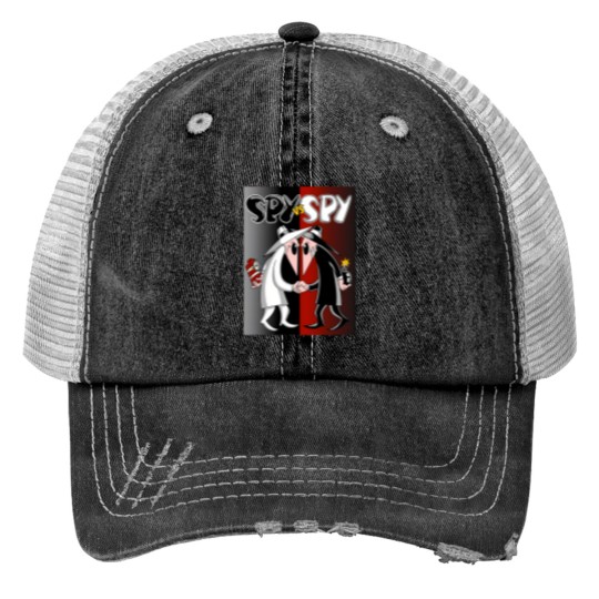 Discover Spy vs Spy in Action Print Trucker Hats