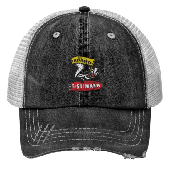 Discover Stinker Gas Print Trucker Hats