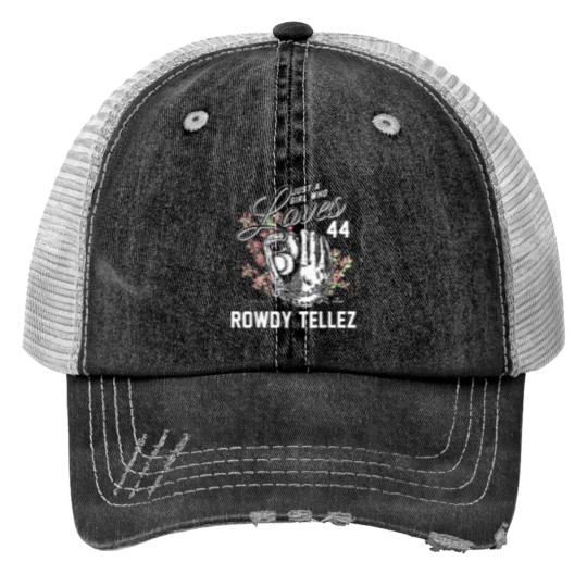Discover Just a Girl who Loves Rowdy Tellez Print Trucker Hats
