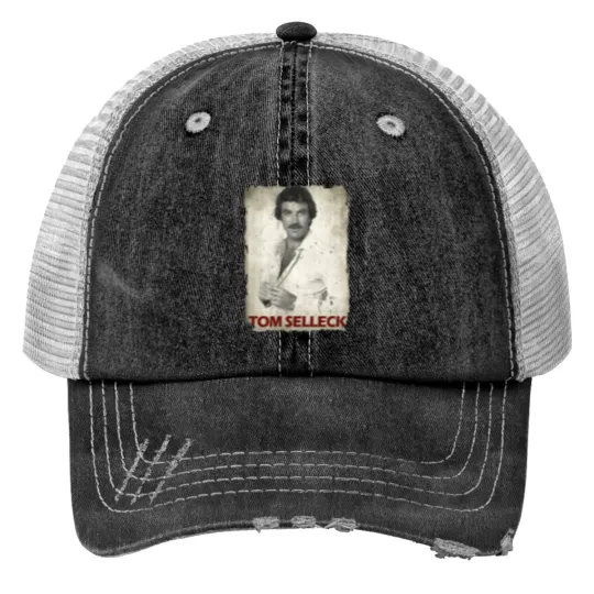 Discover Tom Selleck - Tom Selleck - Print Trucker Hats