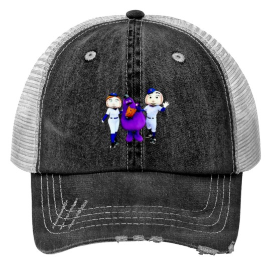 Discover Funny Mets Grimace Print Trucker Hats