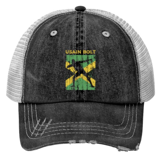 Discover Usain Bolt Print Trucker Hats Print Trucker Hats
