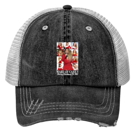 Discover Mariah Carey Christmas Print Trucker Hats - Merry Christmas One and All Tour 2023