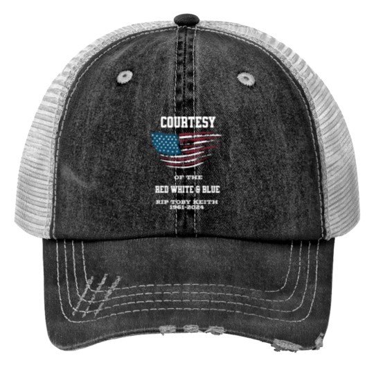 Discover In Memory of Toby Keith 1961-2024 Print Trucker Hat