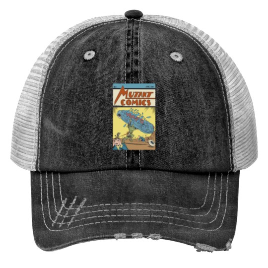 Discover Mutant Comics Print Trucker Hats - Falllout - Print Trucker Hats