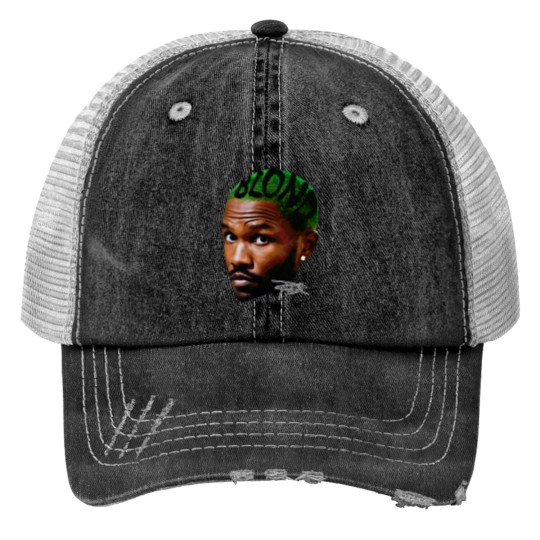Discover Blonde Frank Ocean Music Print Trucker Hats