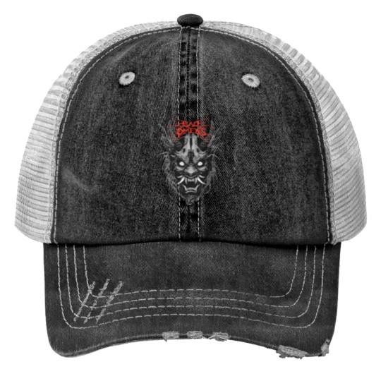 Discover 134 Bad Omens Rock Print Trucker Hats