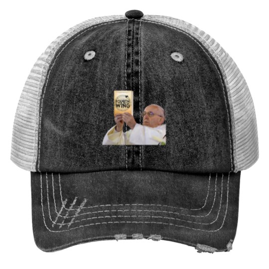 Discover Fourth Wing Pope Meme Print Trucker Hats