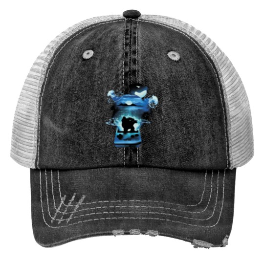 Discover Gámeboy Blástóise Print Trucker Hats