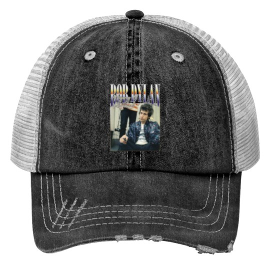 Discover Bob Dylan Print Trucker Hats, Vintage Bob Dylan Print Trucker Hats