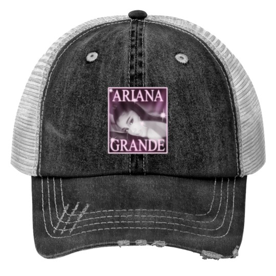 Discover Ariána Grande Thank U Next Homage Print Trucker Hats