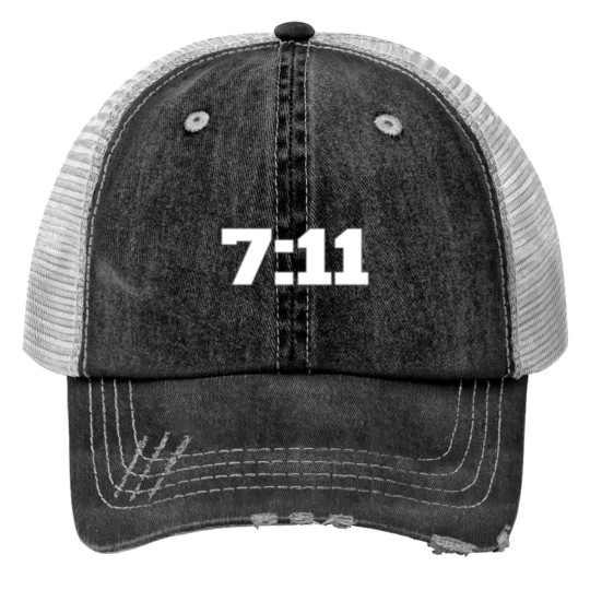 Discover TIME AND PLACE 7 11 Print Trucker Hats