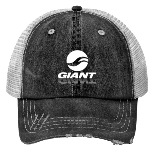 Discover Giant Bike Print Trucker Hats