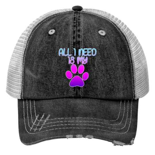 Discover Dog Dogs Dog Lover Dog Owner Love Dog Gift Print Trucker Hats