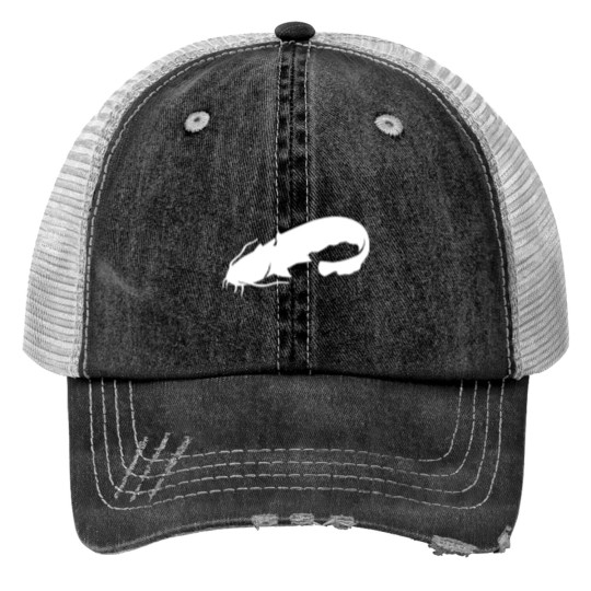 Discover Catfish Print Trucker Hats