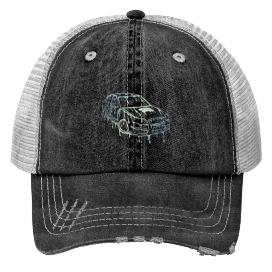 Discover tuned car Print Trucker Hats