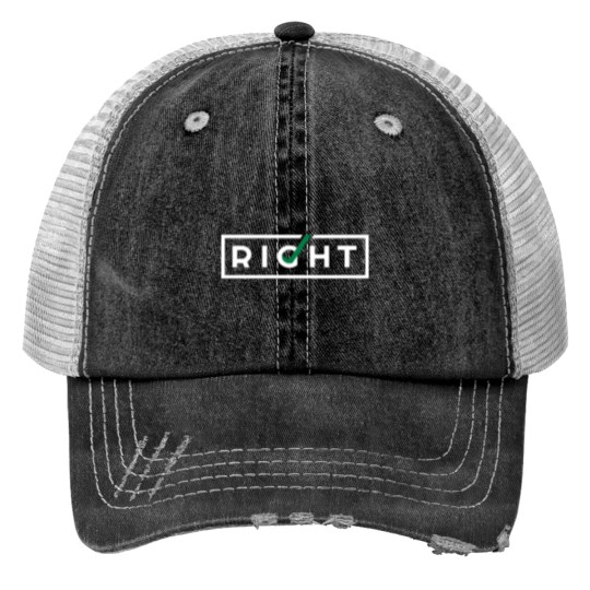 Discover Right - Darl Print Trucker Hats