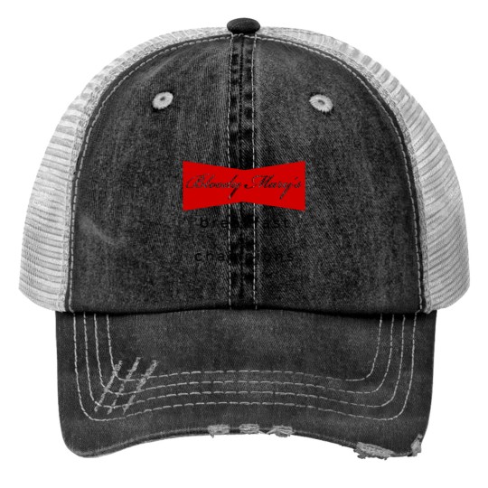 Discover Bloody Mary's Breakfast Of Champions Print Trucker Hats