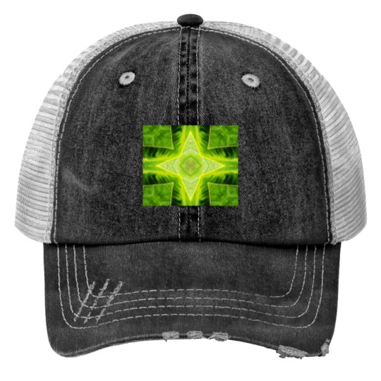 Discover ABSTRACT PAINTED GEOMETRIC ART BREADFRUIT PATTERN. Print Trucker Hats