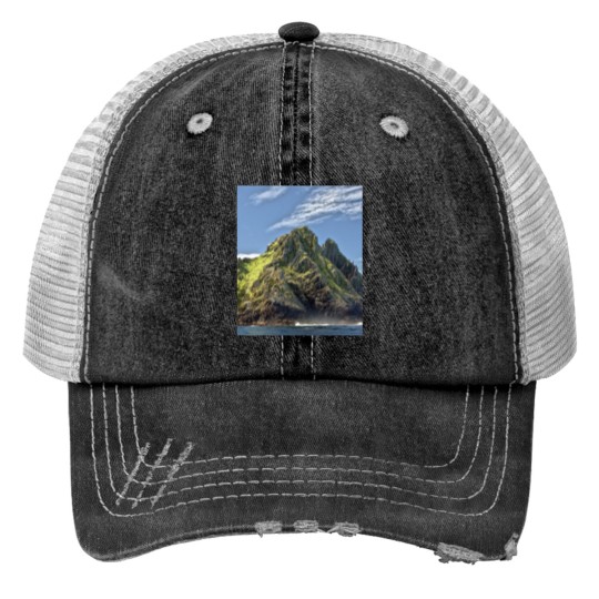 Discover Skellig Michael Ireland  Sweat Print Trucker Hats