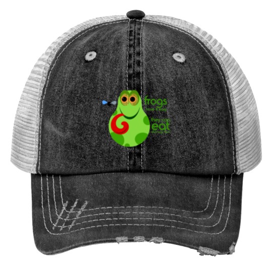 Discover Funny Frog Quote Print Trucker Hats