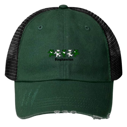 Discover Binghamton Bears Print Trucker Hats