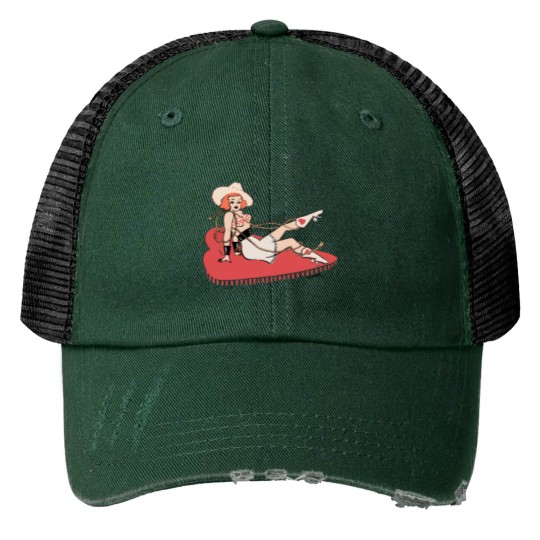 Discover Rope you in! Unisex Print Trucker Hats in Oatmeal Heather  / size S,M,L,XL,2XL /Vintage inspired By MISCHIEF MADE