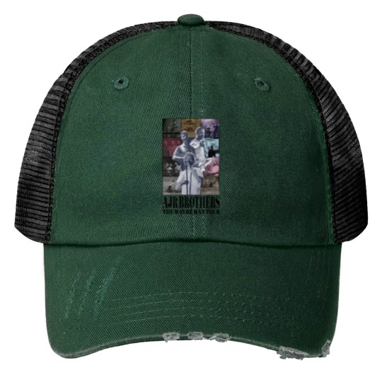 Discover AJR The Maybe Man Tour 2024 Tour Print Trucker Hats, AJR Band Fan Print Trucker Hats