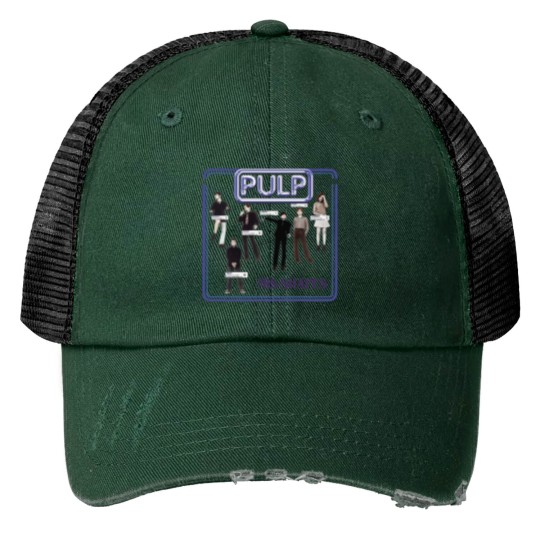 Discover Pulp Mis-shapes Different Class 1995 Indie Pop Rock Print Trucker Hats