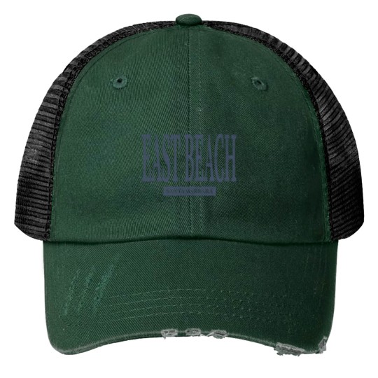 Discover East Beach Print Trucker Hats, Womens Santa Barbara California Crewneck, Unisex California Beach Pullover Print Trucker Hats