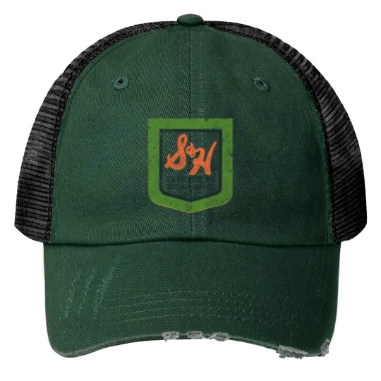 Discover Green Stamps distressed - Green Stamps - Print Trucker Hats