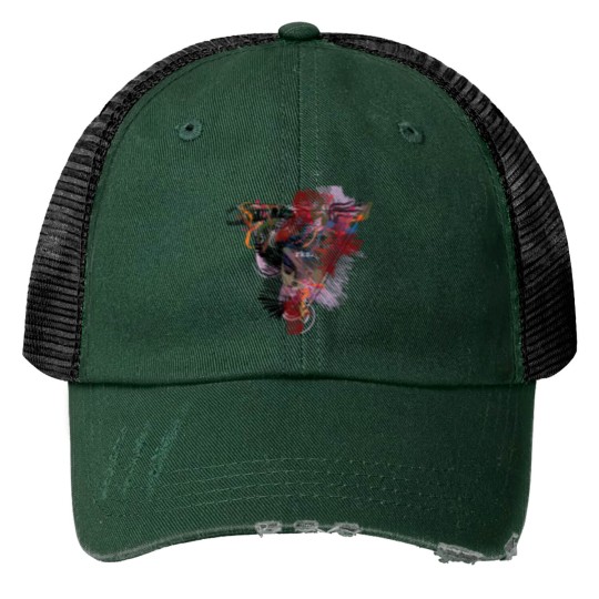Discover Rainbow Kitten Surprise RKS Trianglefunny Print Trucker Hats