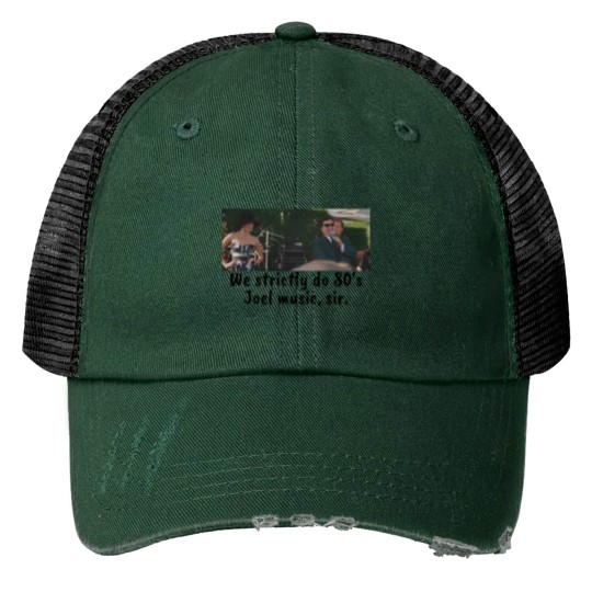 Discover We strictly do 80s Joel Print Trucker Hats