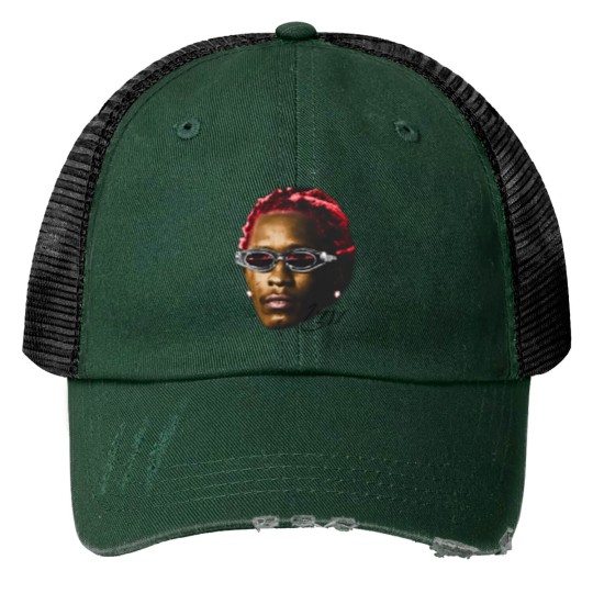 Discover Young Thug Print Trucker Hat Concert Merchandise