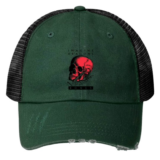 Discover Vintage Bones Imagine Dragons Skull Art Print Trucker Hats