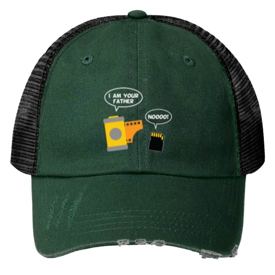 Discover Photographers Film I am Your Father SD Card Photog Print Trucker Hats