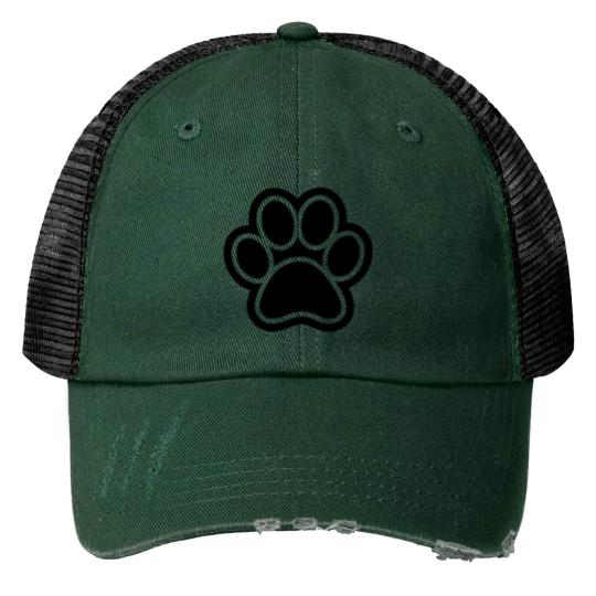 Discover Paw Print Print Trucker Hats