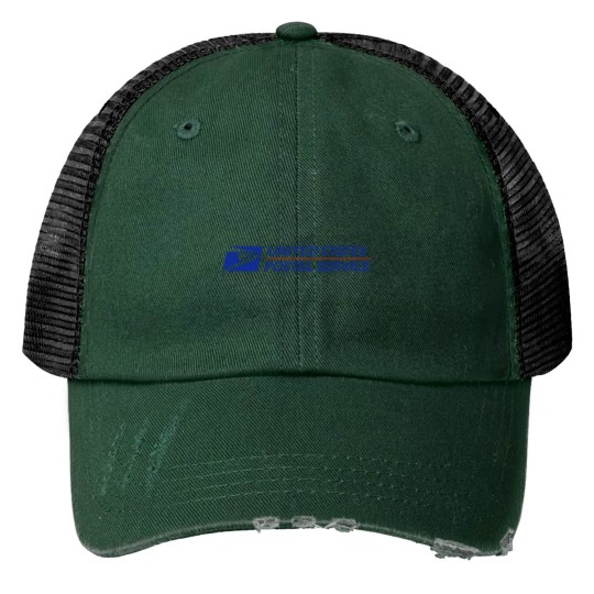 Discover Postal Service United SPS Print Trucker Hats, Postal Carrier Worker Print Trucker Hats