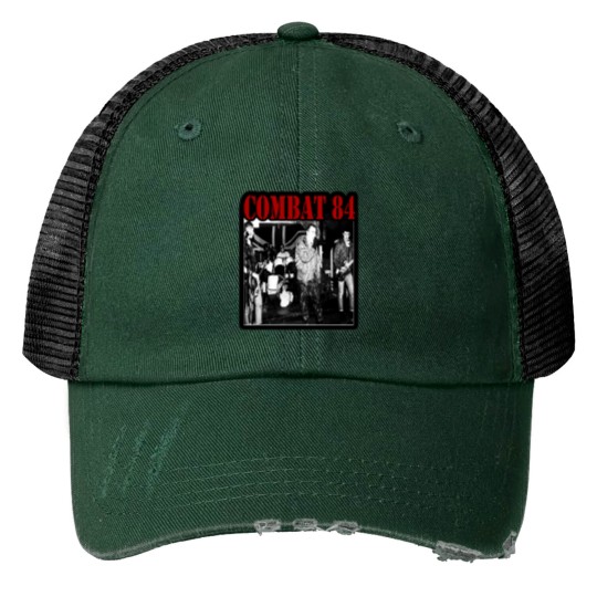 Discover Combat 84 Print Trucker Hats